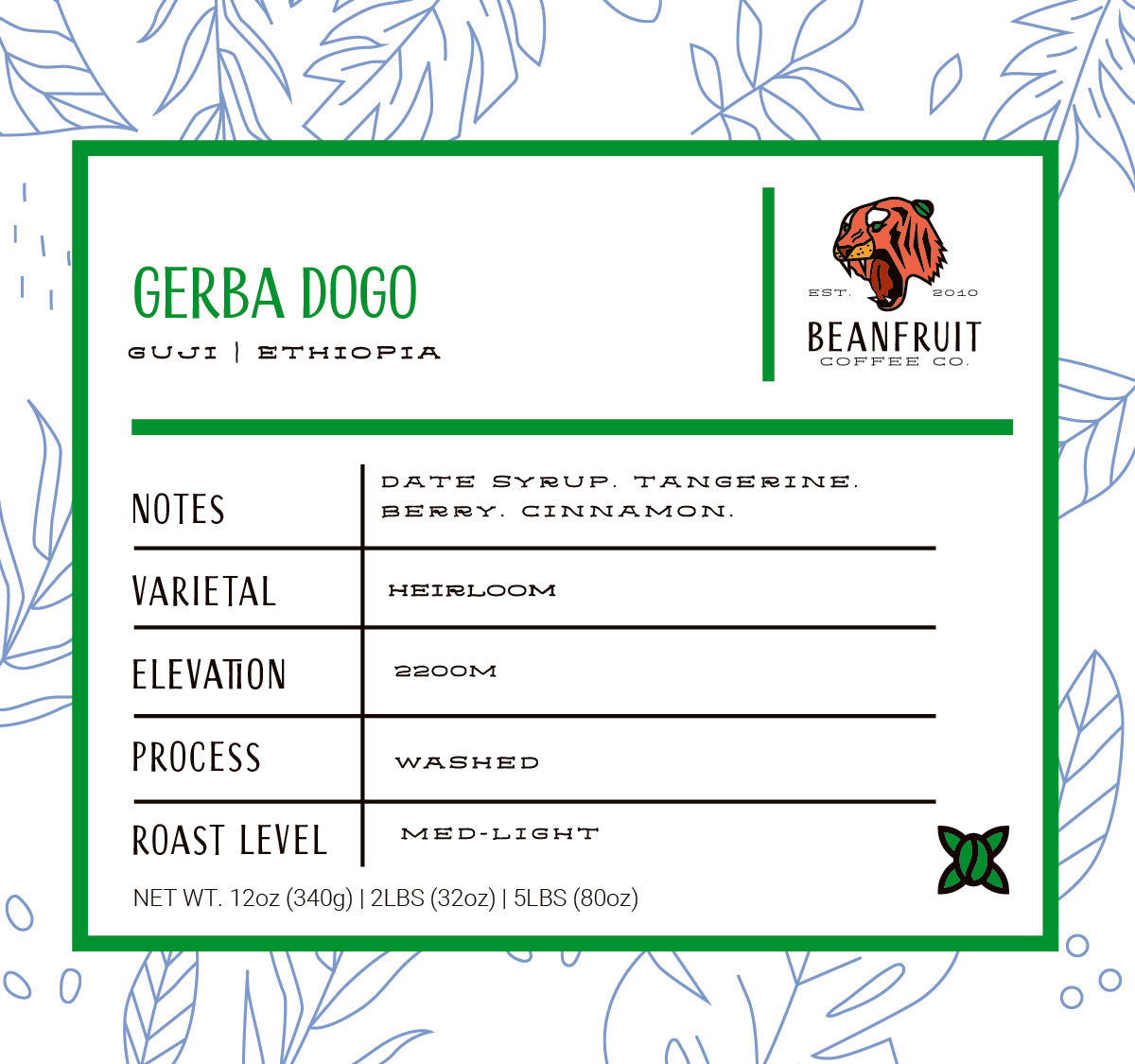 Ethiopia Guji Gerba Dogo