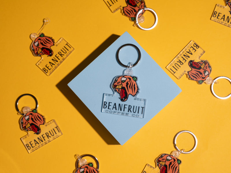 BeanFruit Coffee Logo Keychain