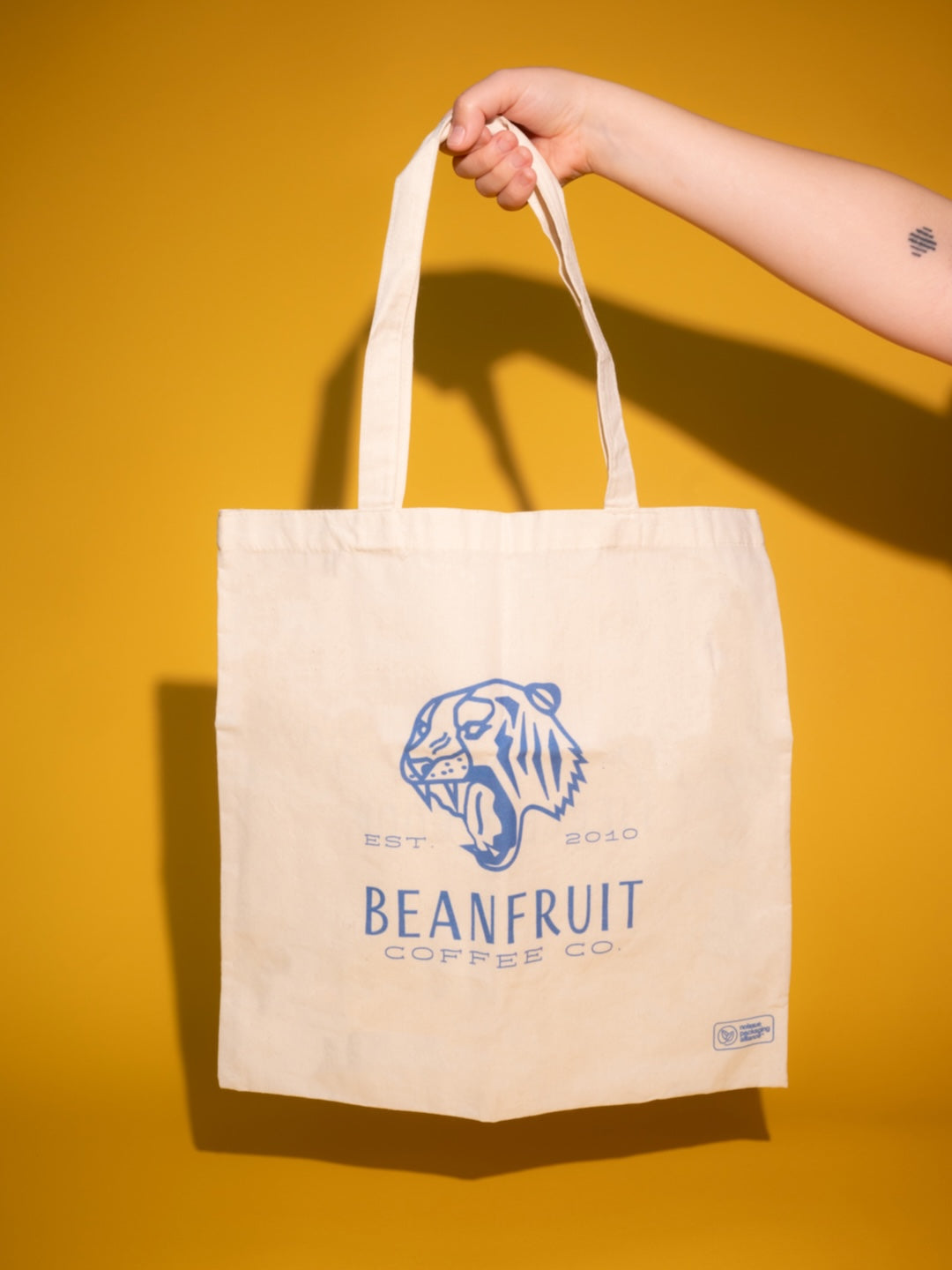 BeanFruit Coffee Co Logo Tote Bag